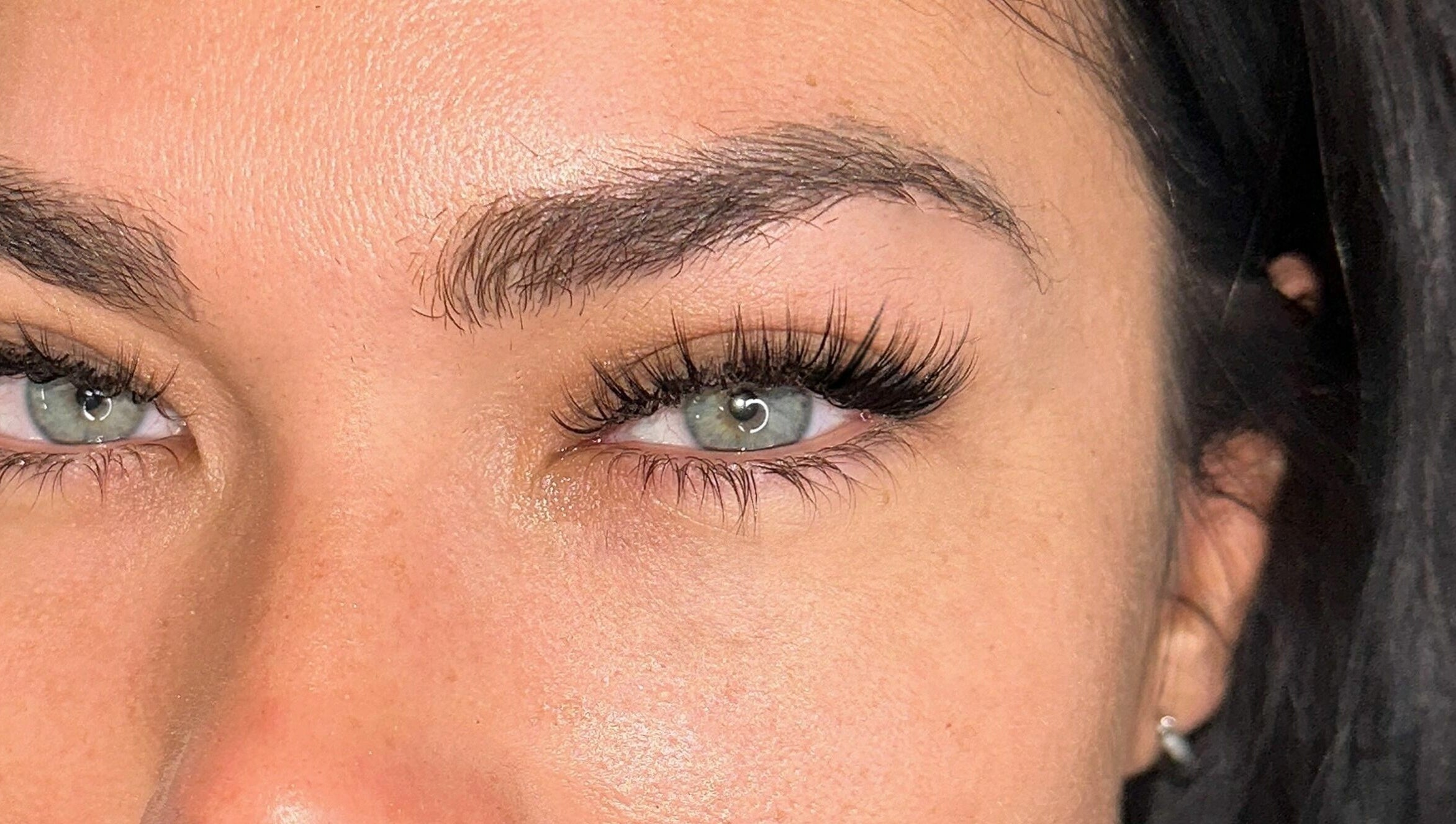 Professional nail studio workspace